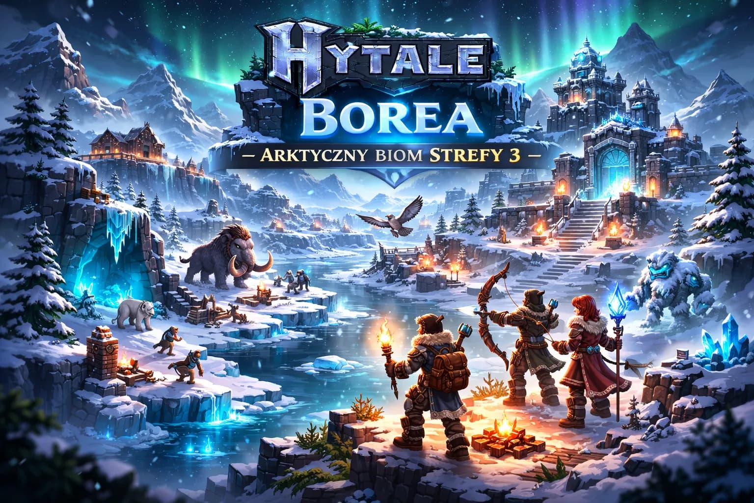 Hytale Borea - arktyczny biom Strefy 3
